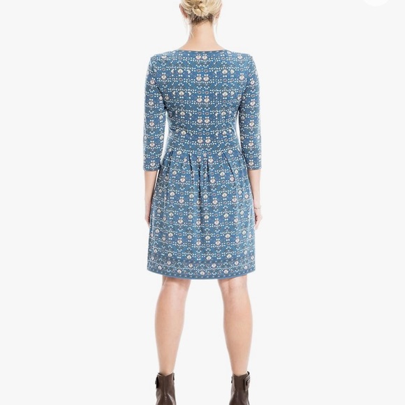 Max Studio Women's Green and Blue Dress - Picture 2 of 6